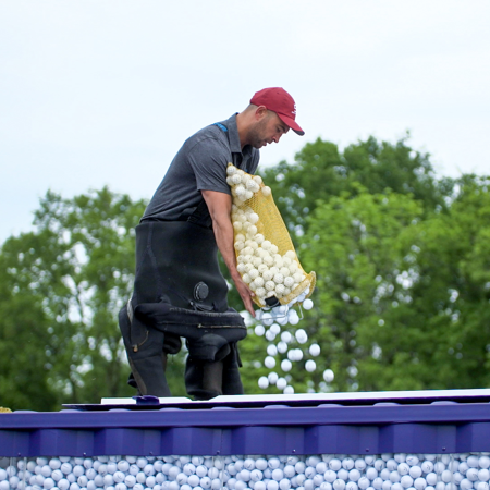 DP World Golf Ball Hunter Gives Golf Balls A Second Life