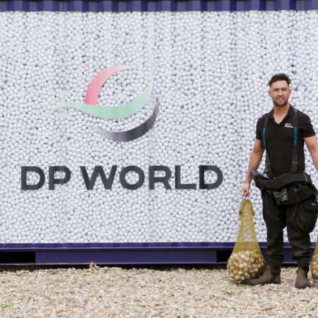 DP World gives used golf balls second life